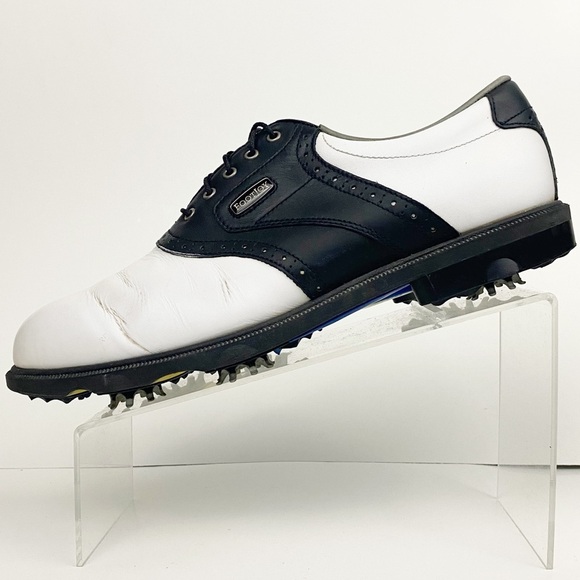 Footjoy Black‎ And White Golf Shoes Size 9.5 - Picture 5 of 9